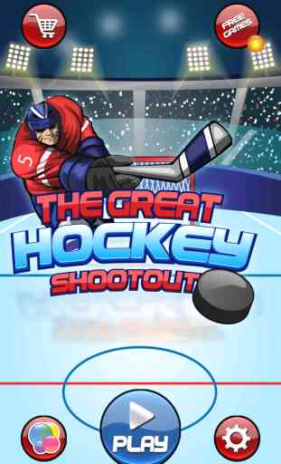 Hockey Flick - The Great Hockey Shootout Free Game 1
