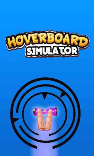 Hover-board simulator : Trick Skate-boarding finger hovering Challenge 1