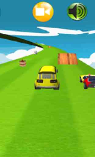 Infant Bumper Slot Car Race game Toddler Kid QCat 2