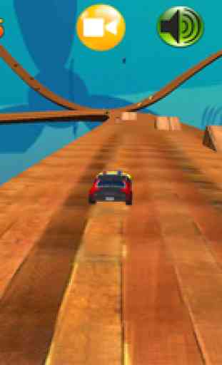 Infant Bumper Slot Car Race game Toddler Kid QCat 4