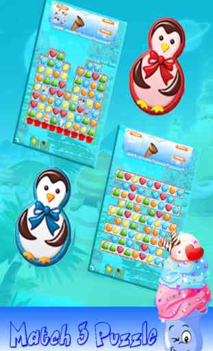 Jelly Frozen Crazy Match 3 Puzzle : Ice Cream Maker Free Games 2