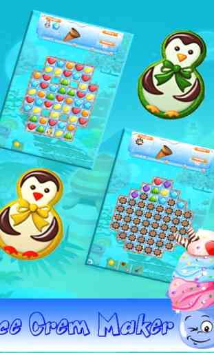 Jelly Frozen Crazy Match 3 Puzzle : Ice Cream Maker Free Games 3