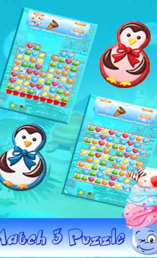 Jelly Frozen Crazy Match 3 Puzzle : Ice Cream Maker Free Games 4