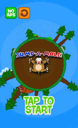 Jump-A-Mole! - Play a Free 8-Bit Jumpy Game! Hop Over the Fast, Rabid Wolf for the Best Super Jumps Score! 1