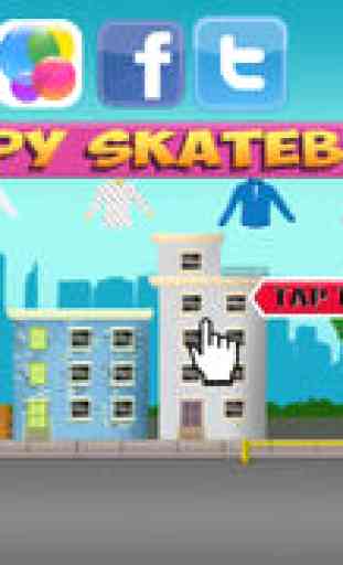 Jumpy Happy Skateboard - Jump, Move, Jack, Stack Your Paper and Make it Rain 1