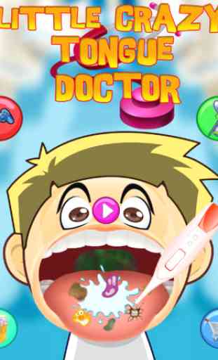 Little Crazy Tongue,Dentist(teeth) and Face Doctor(dr) - Fun Kids Games 4