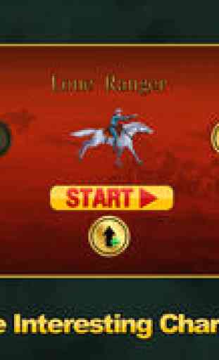 Lone Ranger Star Trail Run - Masked Man Cowboy & Tonto Rides the Old Western in Gangstar Glory Silver Horse - Halloween Edition 2