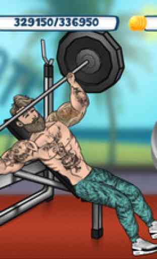 Iron Muscle - The Beach / Bodybuilding and Fitness game 1