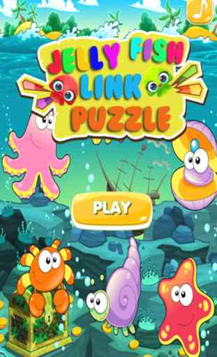 Jellyfish Cute Match Link Mania Soda Saga : 2d Puzzle Game 2