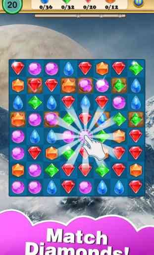 Jewel Heroes King - dash up charm geometry gems 2