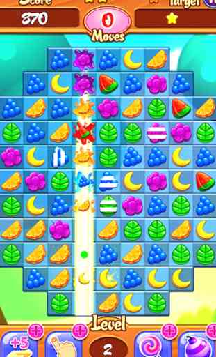 Juicy Fruit - 3 match puzzle yummy blast mania game 1