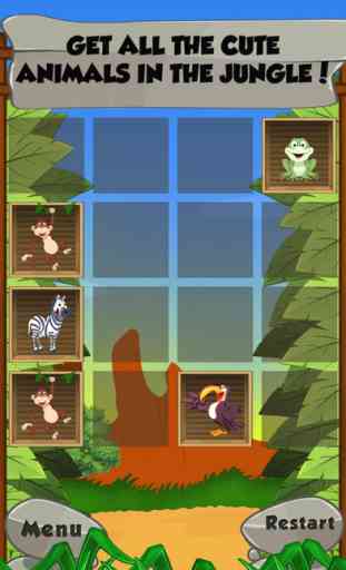 Jungle Clash - 2048 animal matching puzzle game 4