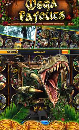 Jurassic Slot Machines Casino Carnivores VIP Slots 2