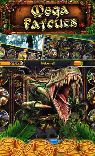 Jurassic Slot Machines Casino Carnivores VIP Slots 4