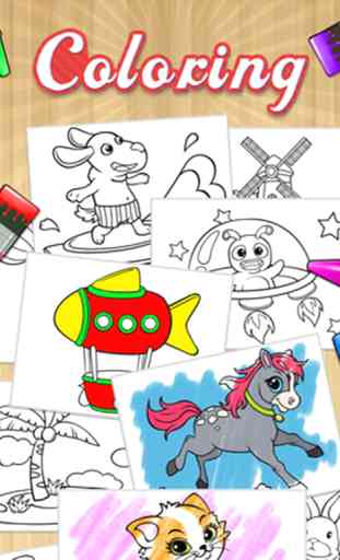 Kids Doodle Coloring Book - Color & Draw Kids game 4