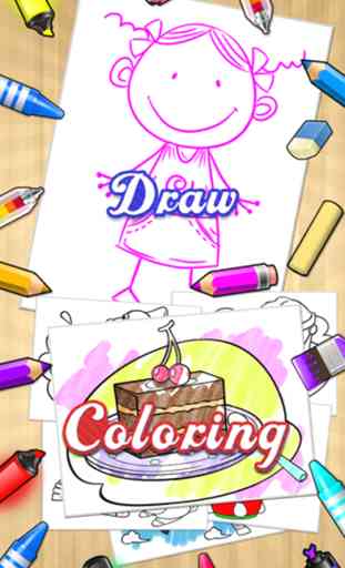 Kids Doodle Coloring Book HD - Color & Draw Kids games 2