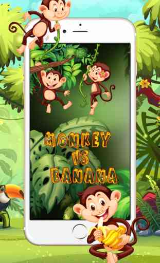 King kong eat banana jungle run games for kids 1