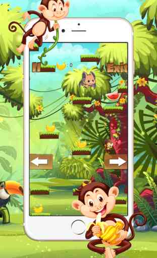 King kong eat banana jungle run games for kids 4
