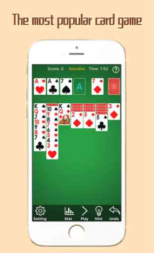 Klondike Solitaire Mobile Games - Get 4 Merged Cards 4