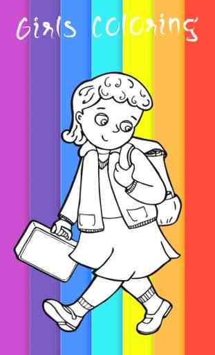 Little Girls Diary Coloring Pages Free Game Kids 1