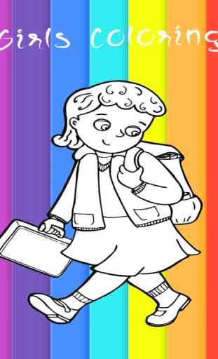 Little Girls Diary Coloring Pages Free Game Kids 3