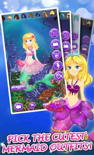 Little Mermaid Princess Dress-Up Games For Girls 3