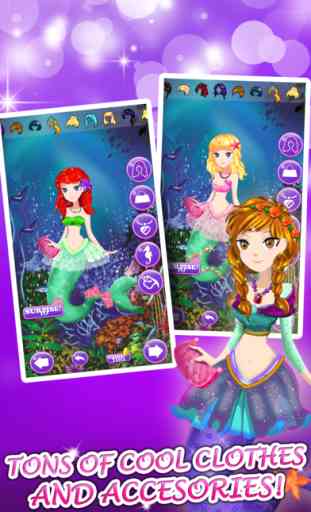 Little Mermaid Princess Dress-Up Games For Girls 4