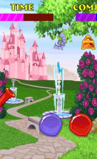 Little Princess Cinderella - Match Colors and Pop Bubbles Game 4