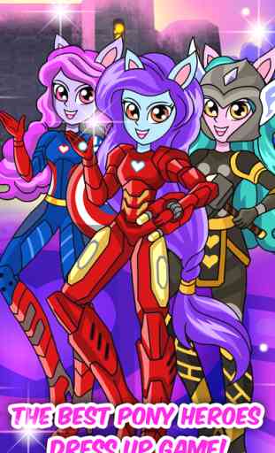 Super-Hero Pony Equestria Dress-Up Games For Girls 1