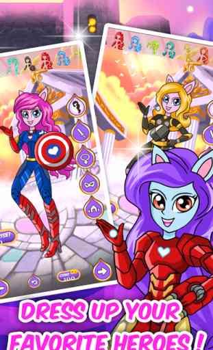 Super-Hero Pony Equestria Dress-Up Games For Girls 2