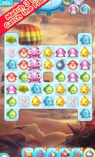 Marine Adventure -- Collect and Match 3 Fish Puzzle Game for TANGO 2