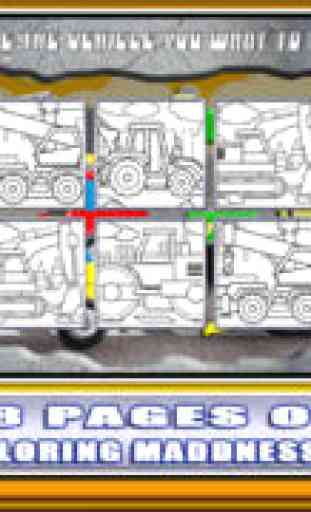 Marker Mania for Boys Lite - A Free Truck & Construction Coloring Book App 3