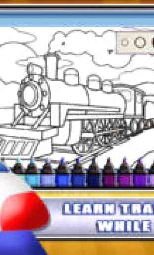 Marker Mania for Boys: My Choo Choo Trains and Jet Planes Coloring Book FREE! 2