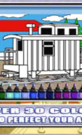 Marker Mania for Boys: My Choo Choo Trains and Jet Planes Coloring Book FREE! 4