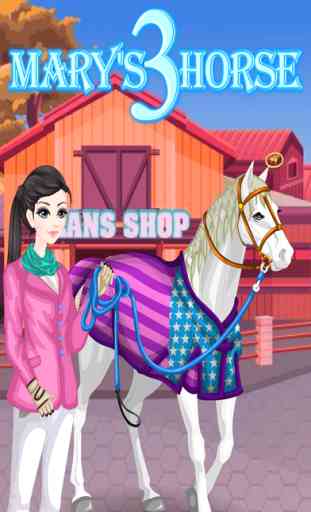 Mary's Horse Dress up 3 - Dress up and make up game for people who love horse games 1