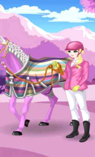 Mary's Horse Dress up 3 - Dress up and make up game for people who love horse games 4