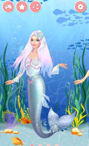 Mermaid Princess Beauty Salon - Makeover And Dress Up Games For Girls 1