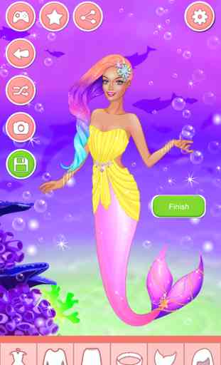 Mermaid Princess Beauty Salon - Makeover And Dress Up Games For Girls 3