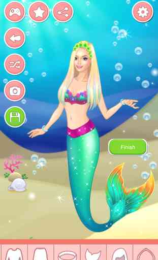 Mermaid Princess Beauty Salon - Makeover And Dress Up Games For Girls 4