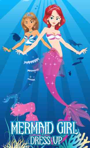 Mermaid Princess Makeover and Dress Up - Fun little fashion salon make.up games 2