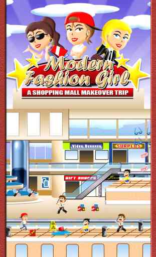 Modern Fashion Girl Superstar FREE - My High School Shopping Mall Dress Up World 1