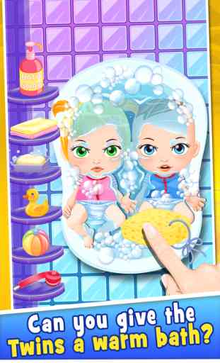 Mommy's Twins New Babies Doctor - my baby newborn mother spa salon game for kids 4