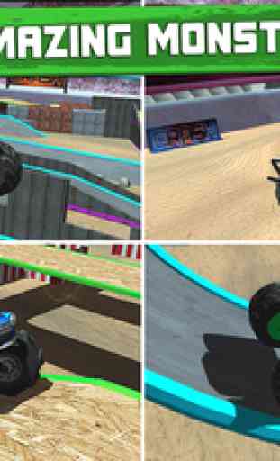 Monster Truck Parking Simulator - Real Car Driving Test Run Sim Racing Games 2