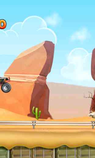 Monster Truck Run - Legends Edition - Offroad Jumping Over Smashed Town Car Wrecks in Sahara Desert Streets 4