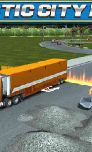 Monster Trucker Parking Simulator Game - Real Car Driving Test Run Sim Racing Games 3