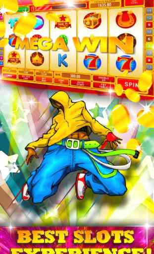 Musical Slot Machine: Listen to Hip Hop, dance in the streets and earn double bonuses 1