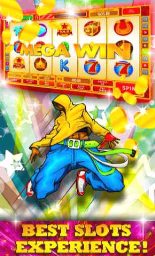 Musical Slot Machine: Listen to Hip Hop, dance in the streets and earn double bonuses 4