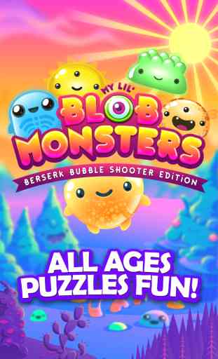 My Lil' Blob Monsters ™ (Berserk Bubble Shooter Edition) - FREE, Addictive Chain Reaction Puzzle Game by Poker Face Apps 1
