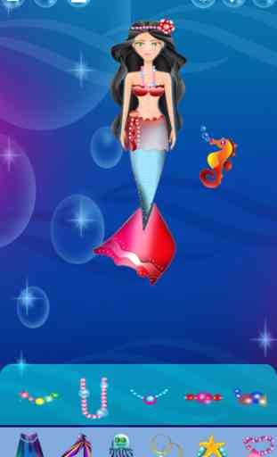 My Mermaid Dress Up World - A Little Salon Game For Girls FREE 3