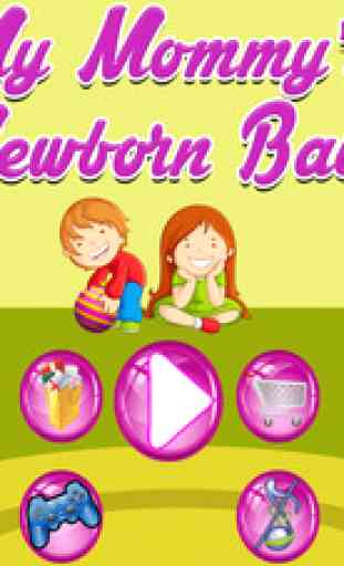 My Mommy Newborn Baby's Birth & Pregnancy test,girls care kids games 1